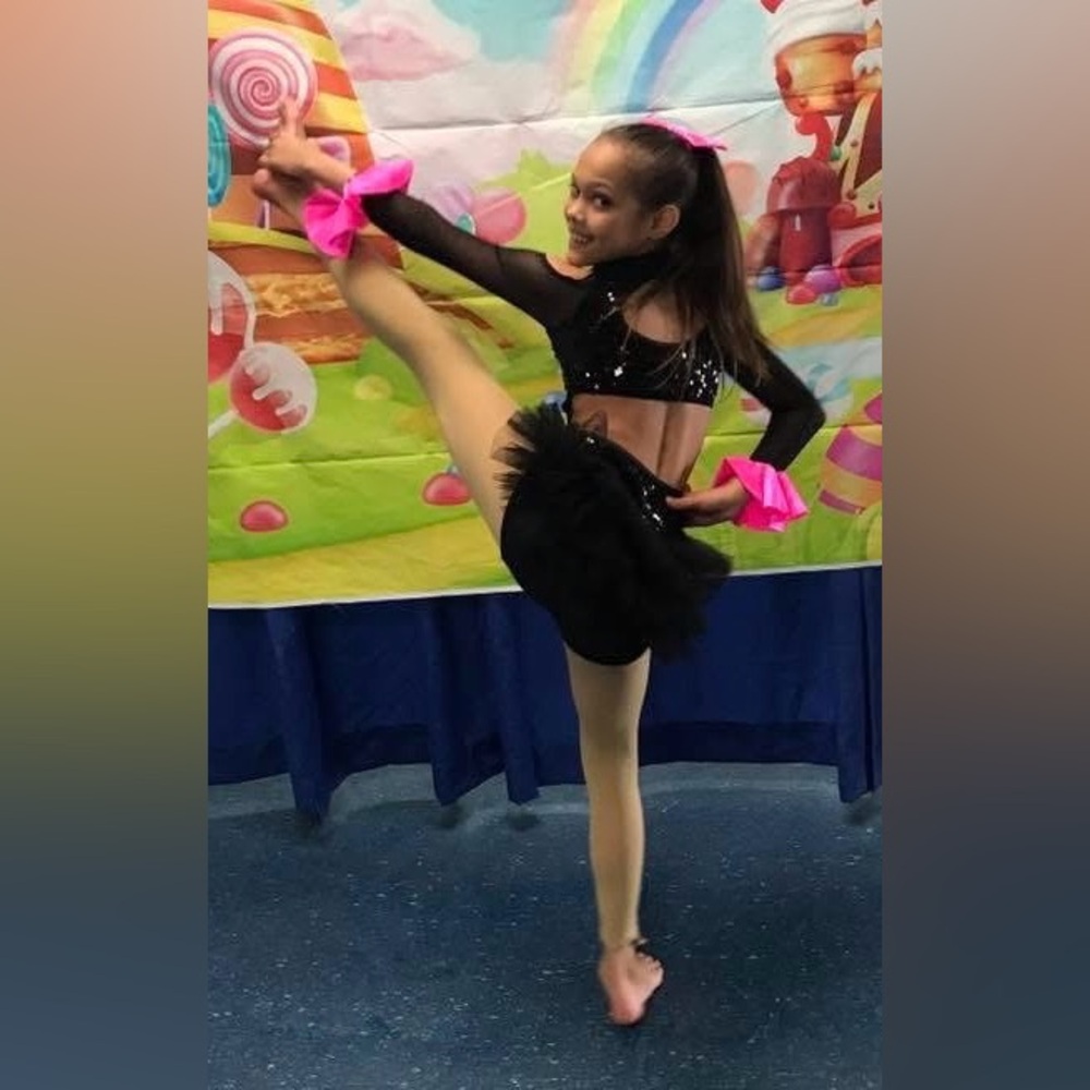 Weissman Black and Pink Dance Costume